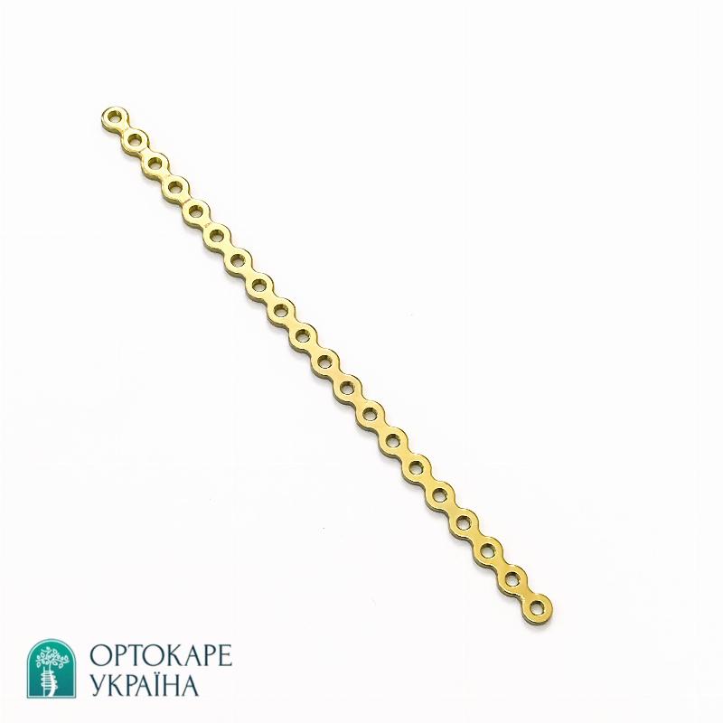 Пластина для реконструкції нижньої щелепи з 10 отворами, пряма, 2,8 мм